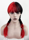 Black Red Ombre Synthetic Wig NS408A