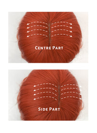 Ginger Wavy Synthetic Hair Wig NS410