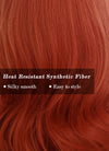 Ginger Wavy Synthetic Hair Wig NS410
