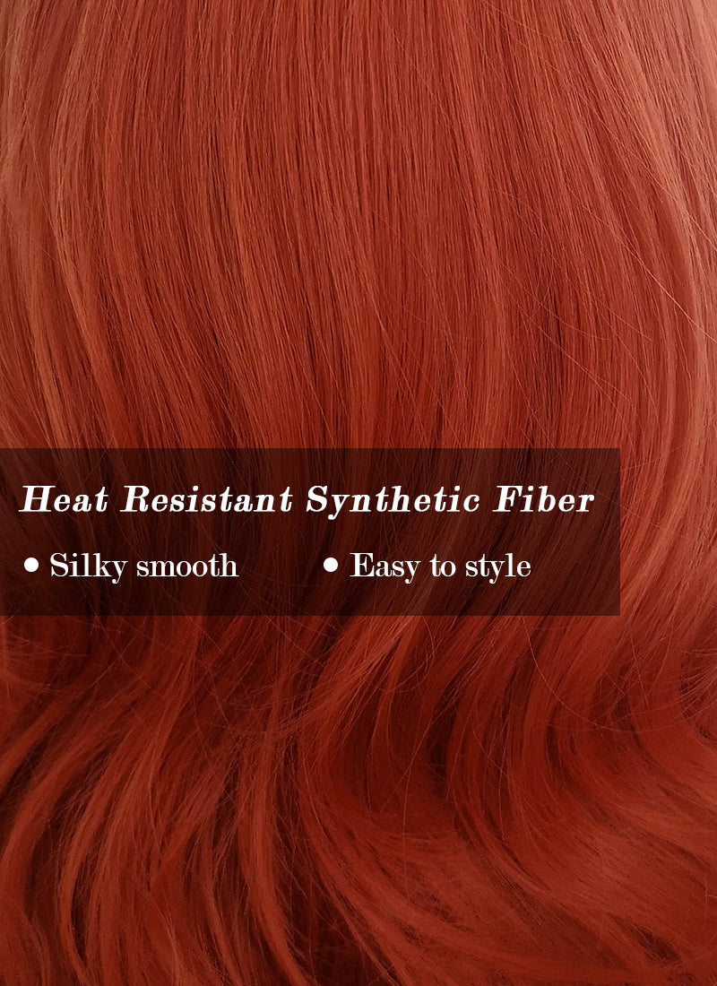 Ginger Wavy Synthetic Hair Wig NS410