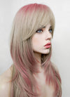 Pink Mixed Blonde Ombre Layered Synthetic Hair Wig NS415