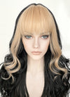 Black Blonde Mixed Wavy Synthetic Wig NS420
