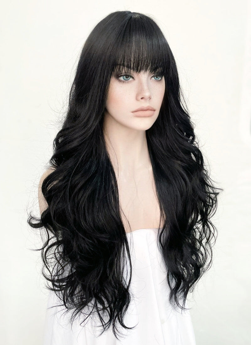 Black Synthetic Hair Wig | WigIsFashion