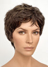 Ant-Man and the Wasp Hope van Dyne Brunette Wavy Pixie Synthetic Wig NS426