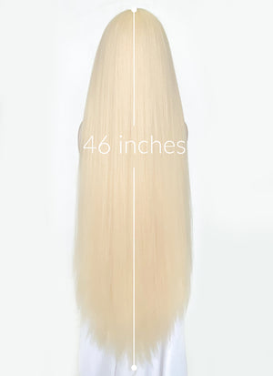 Blonde Yaki Straight Synthetic Hair Wig NS433