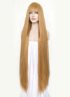 Blonde Yaki Straight Synthetic Hair Wig NS434