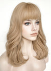Blonde Wavy Synthetic Hair Wig NS477