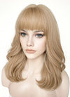 Blonde Wavy Synthetic Hair Wig NS477