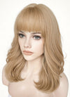Blonde Wavy Synthetic Hair Wig NS477
