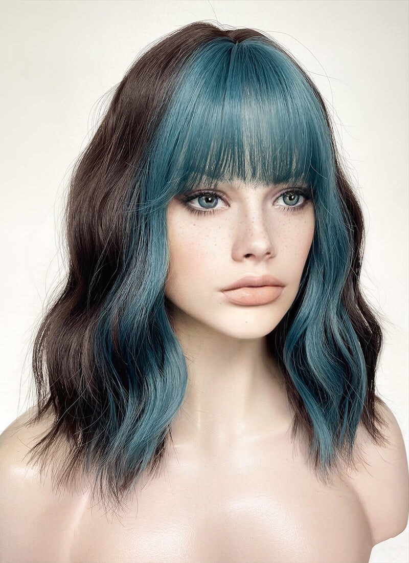 【あさひな】EVE Audio SC204 ペア【ジャンク】 Blue Mixed Brunette Synthetic Hair Wig | WigIsFashion