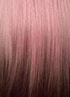 Pink Brown Ombre Straight Synthetic Hair Wig NS492