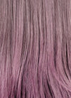 Ash Pink Purple Mixed Straight Synthetic Hair Wig NS501