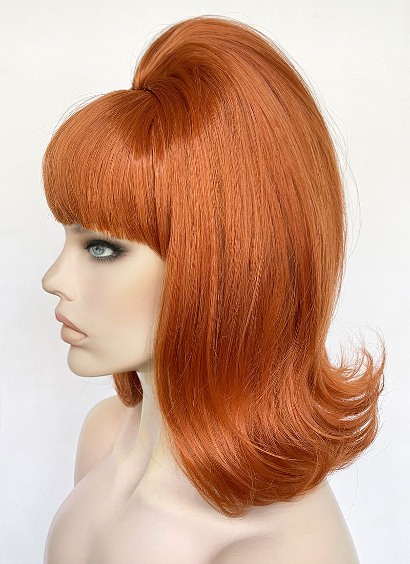 Ginger Wavy Bubble Flip Synthetic Hair Wig NS517