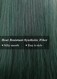 Dark Green Straight Synthetic Hair Wig NS284