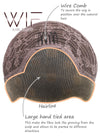 Wavy Light Ash Blonde Lace Wig CLF101 (Customisable)